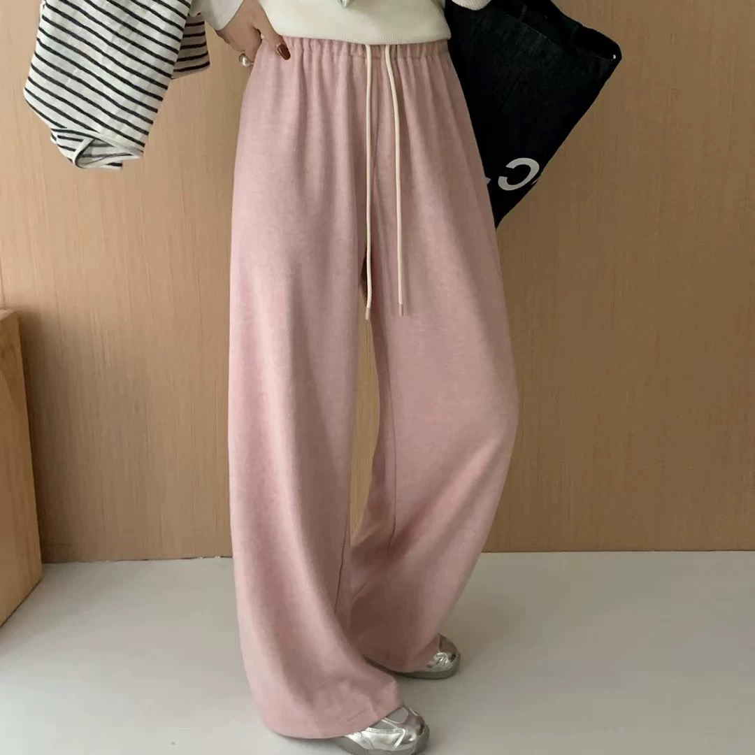 2025秋冬款宝宝绒糯米裤