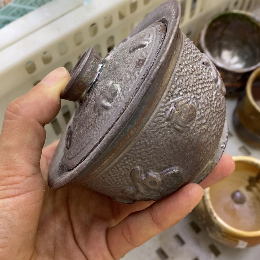 陶园柴烧，精品高货。862瑕疵