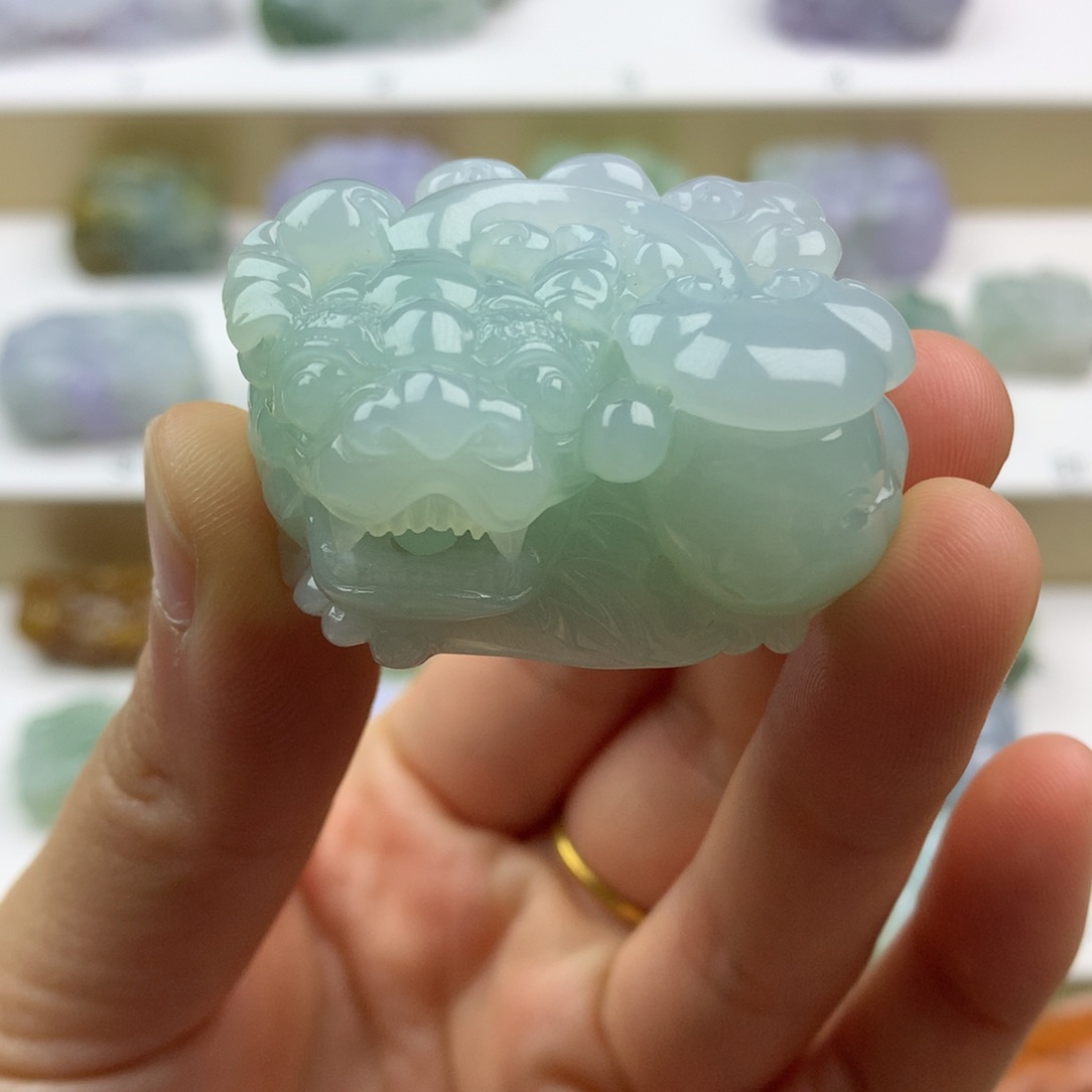 翡翠吊坠(不含链)未镶嵌江天然缅甸翡翠A货貔貅