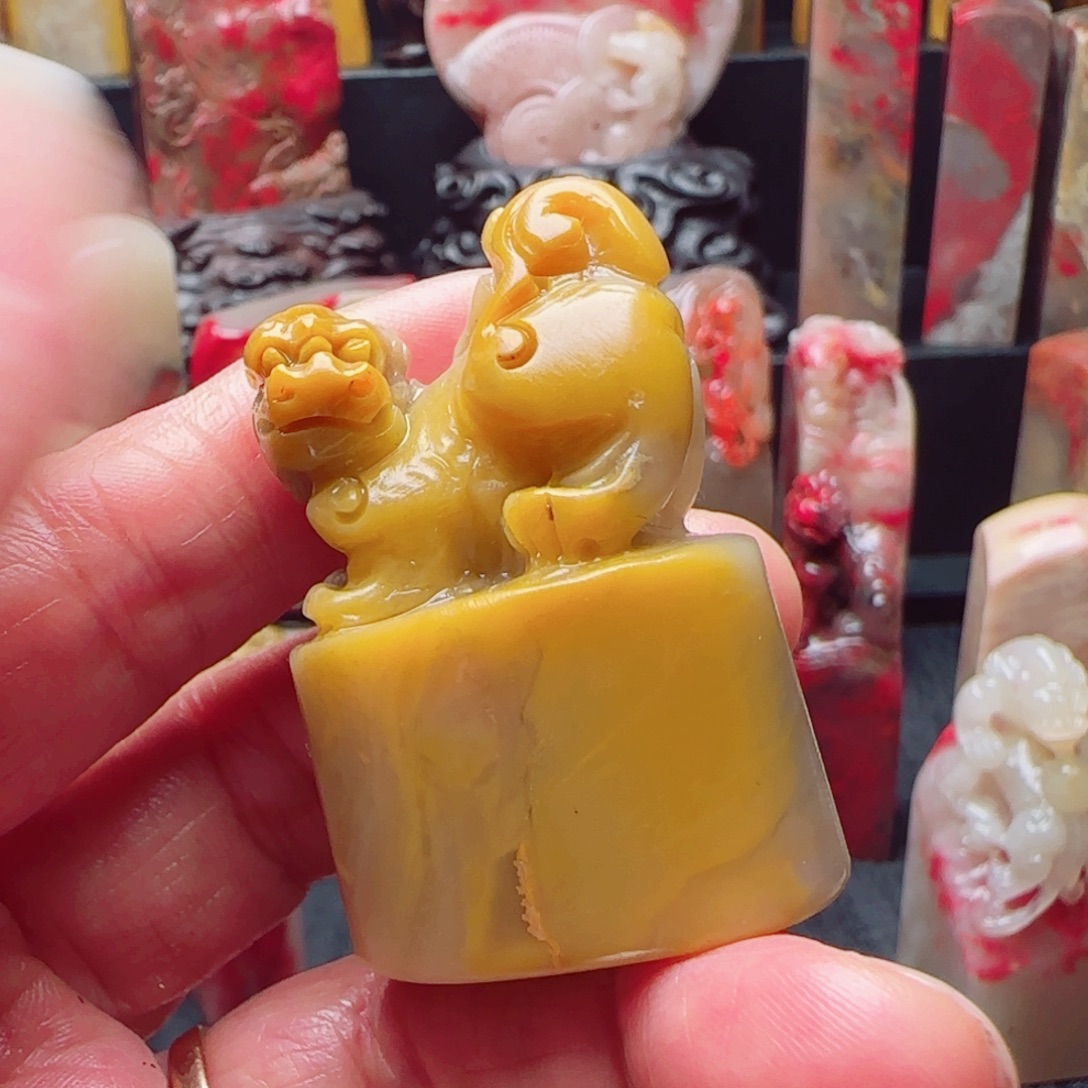 昌化石田黄石印章