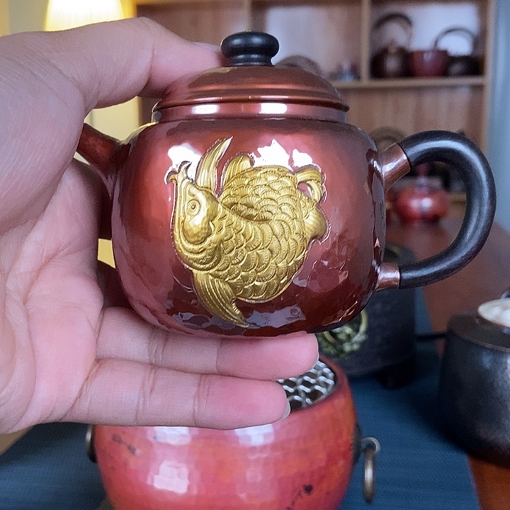 纯手工制作一铜壶制作