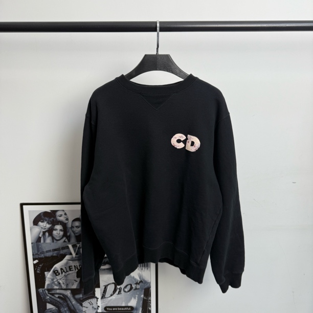 99新 DIOR/迪奥 CD晶石篮球卫衣/L码