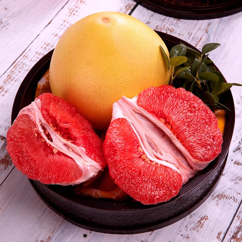 鲜菓维 红心蜜柚 一个