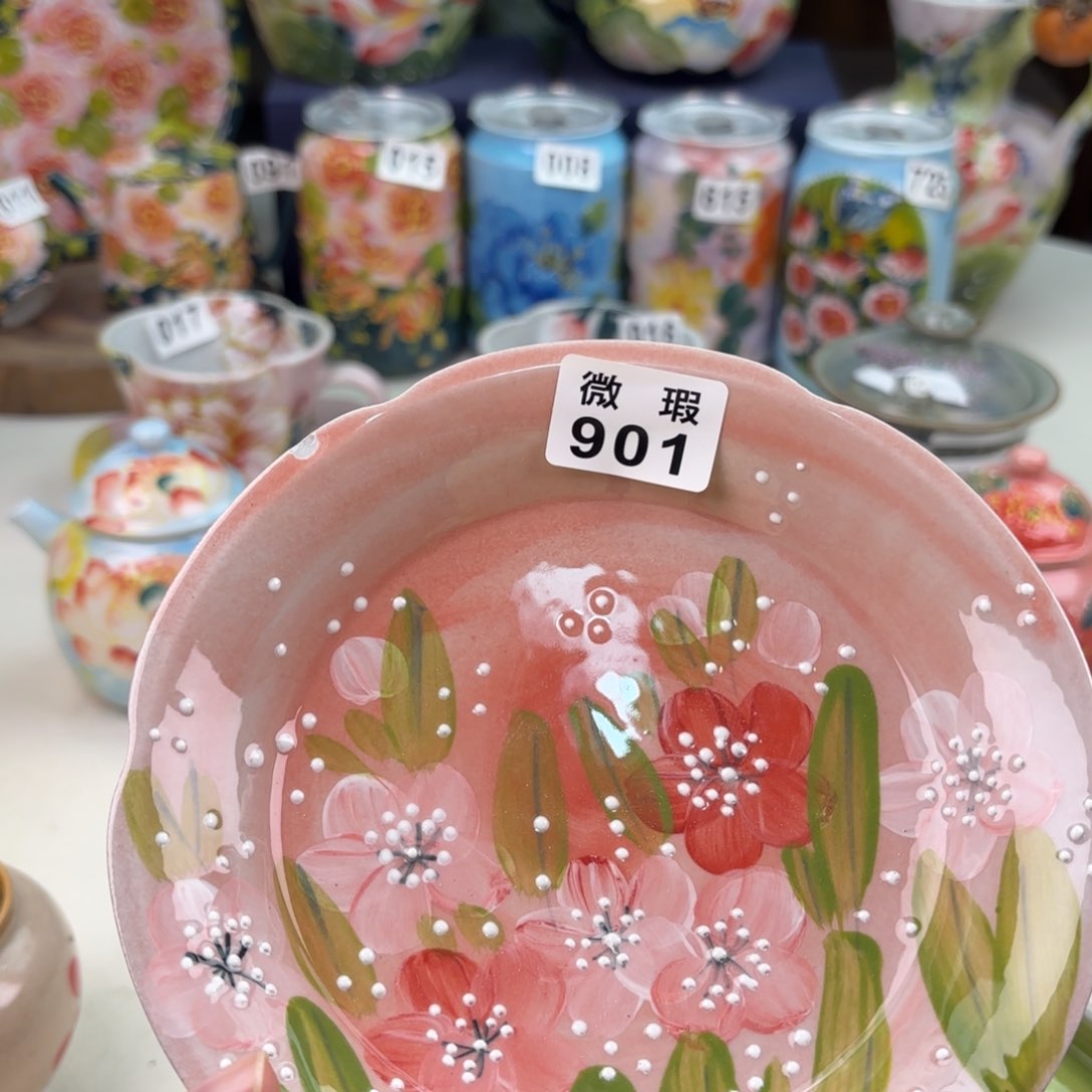 景德镇手绘高温釉下彩陶瓷茶具
