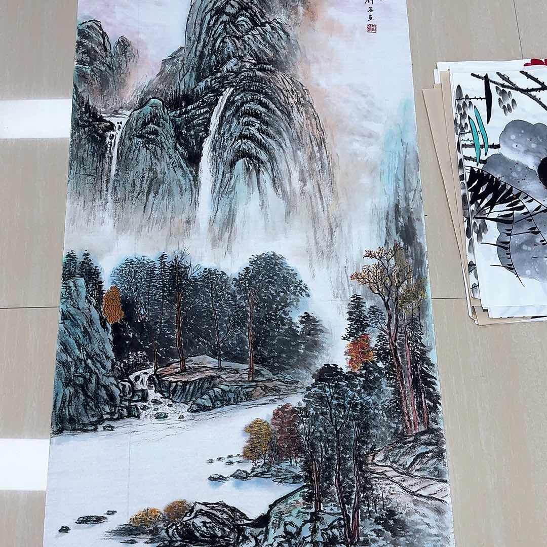 国画胭*棠国画作品集一个由^_^