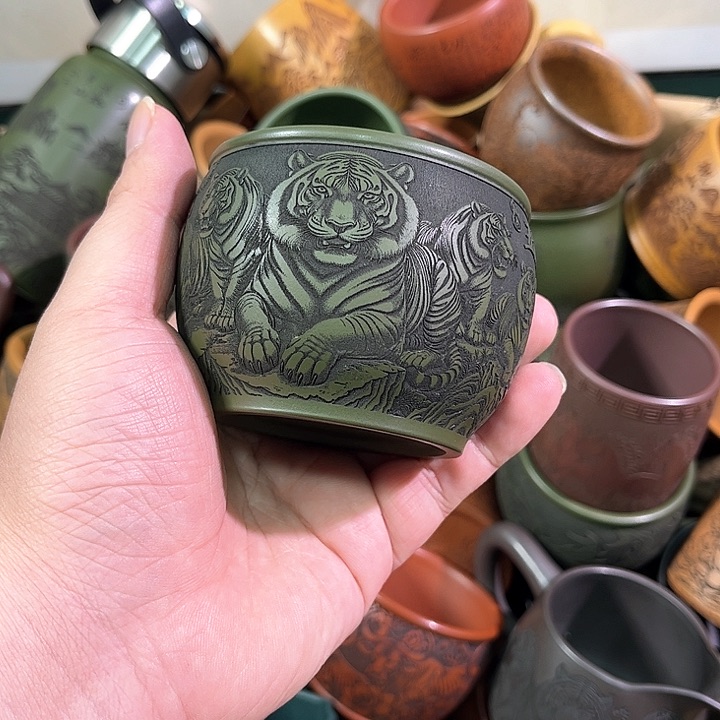 茶杯紫砂全手工紫砂主人杯