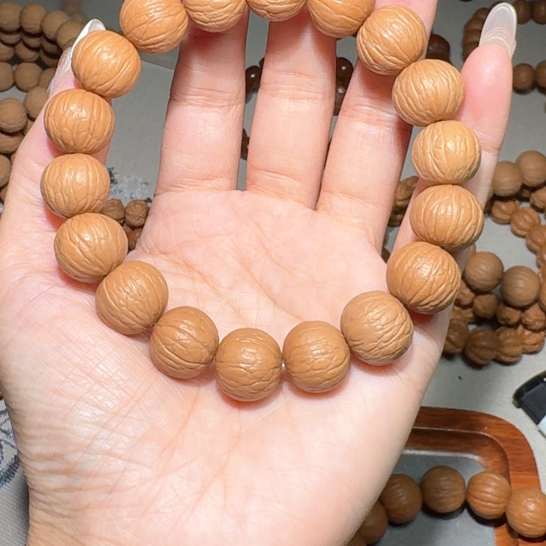 双****N原皮原色原生态聚宝盆手串 15