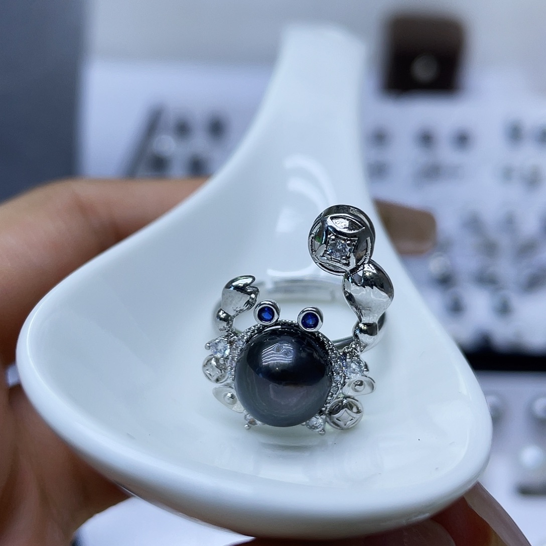 未镶嵌戒指海水珍珠