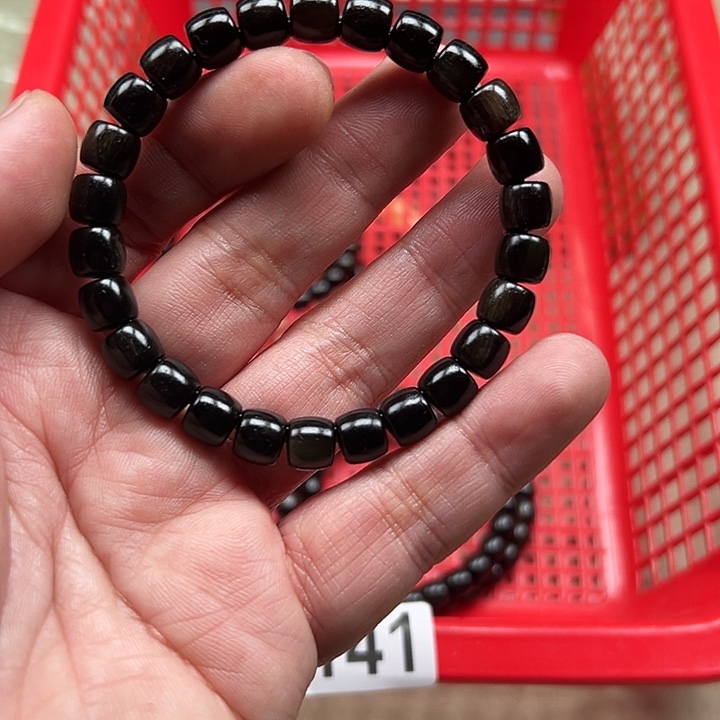 白玉菩提吊坠黑色6141