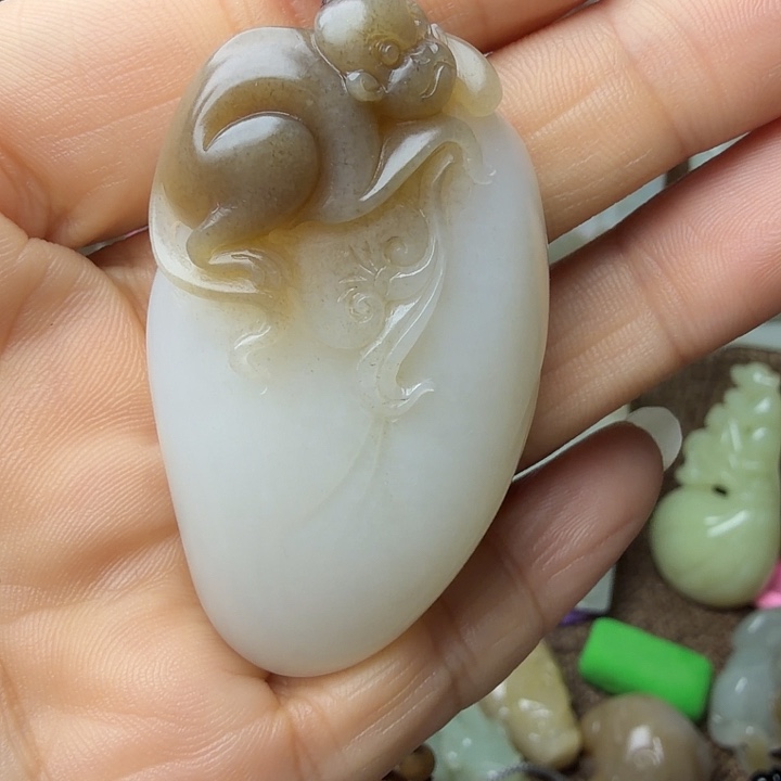 1***4和田玉（糖玉）未镶嵌挂件