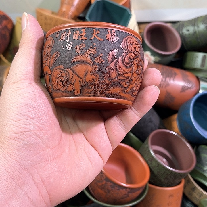 茶杯紫砂全手工紫砂主人杯