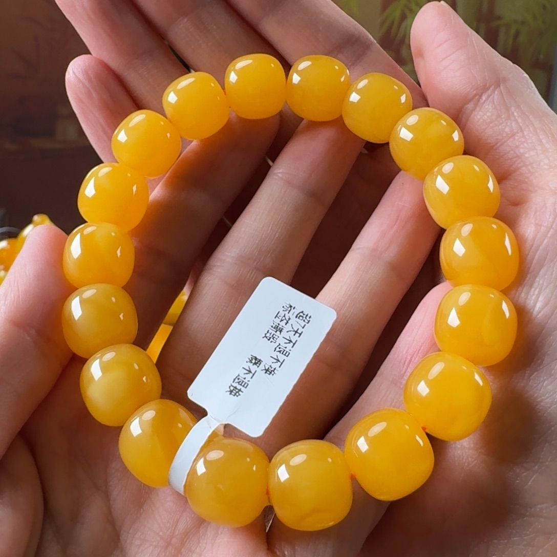 蜜蜡未镶嵌毛衣链