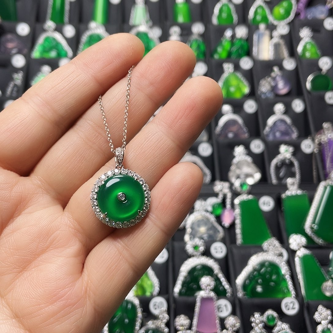 玛瑙/玉髓合金颈饰