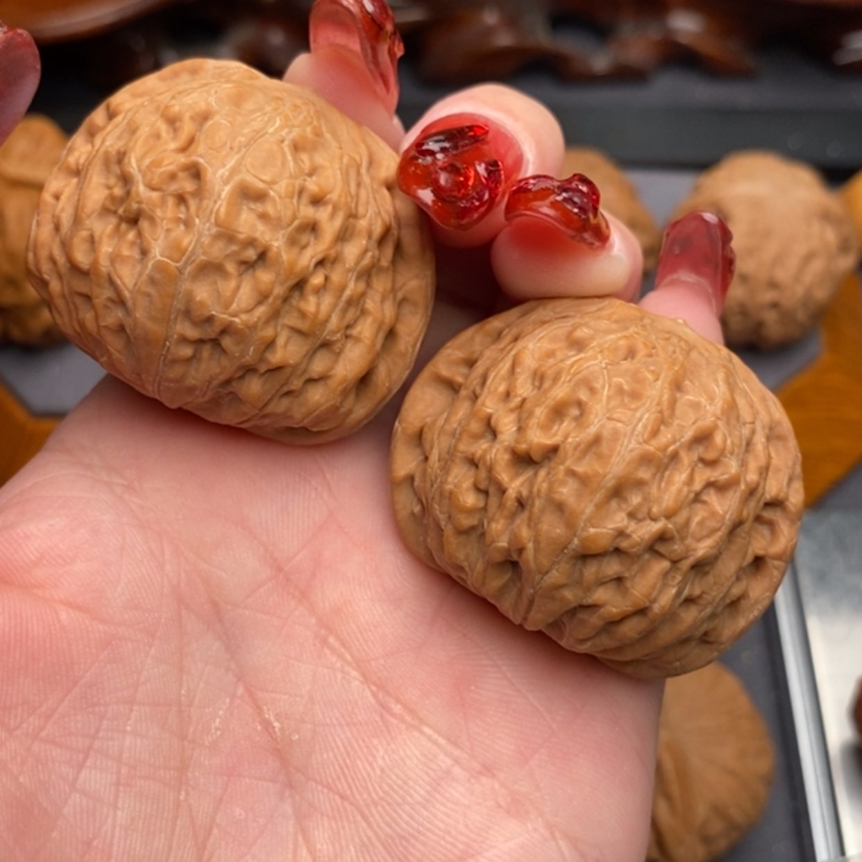 【闪购商品】文玩核桃吊坠铁锤40全品