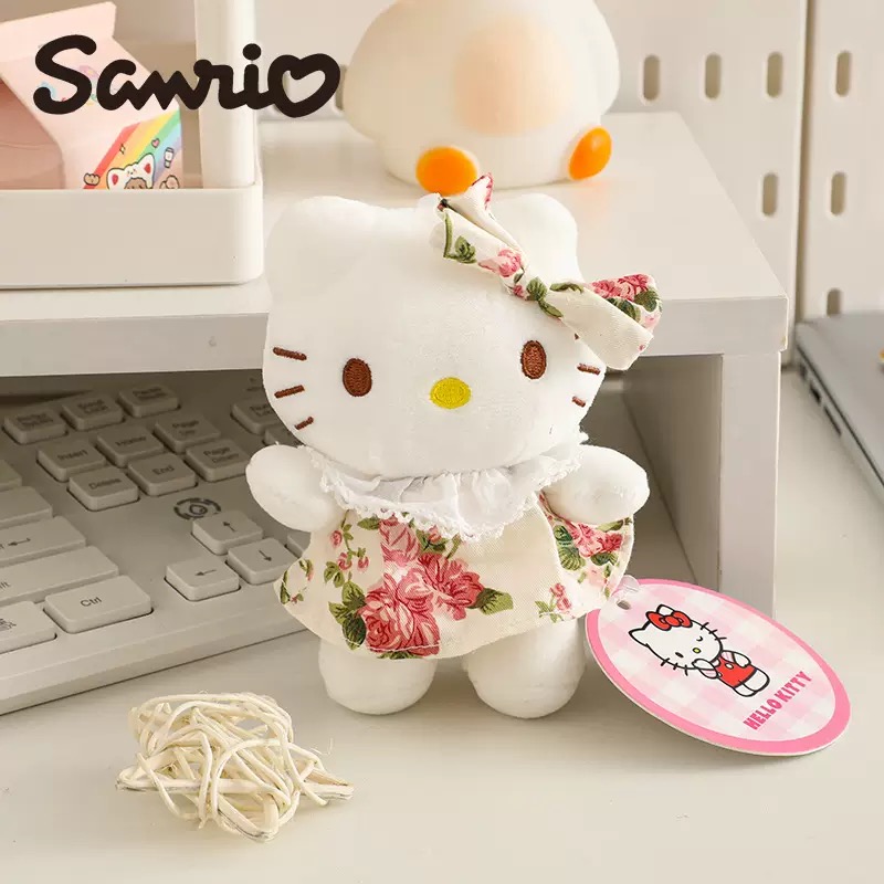 【凯蒂猫正版集合】毛绒公仔可爱钥匙扣书包娃娃挂饰KT猫钥匙扣挂件