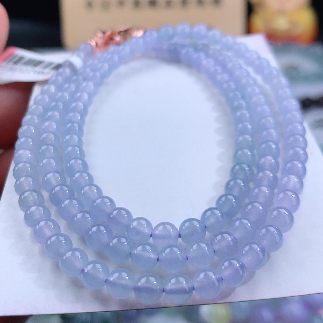 翡翠手链未镶嵌卡4.6mm