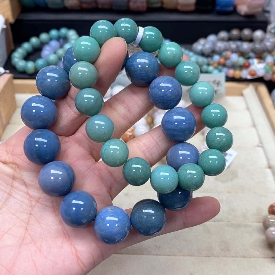 硅化珊瑚（珊瑚玉）手链未镶嵌柠**•028