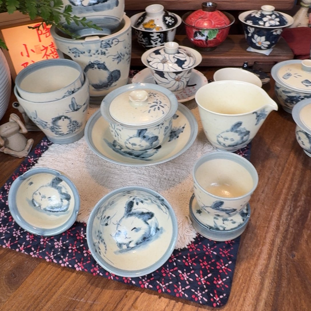 ****央小雾垂露兔子七件套