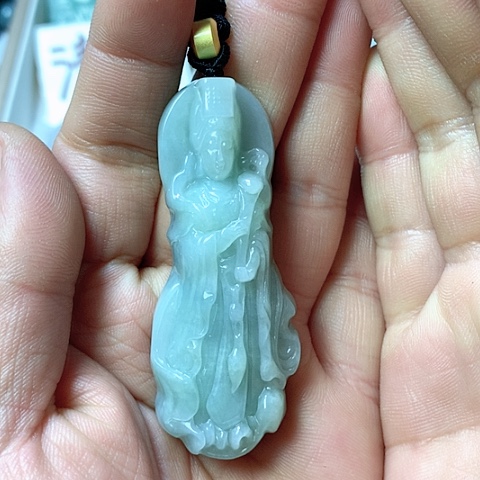 翡翠颈饰未镶嵌天然缅甸翡翠a货