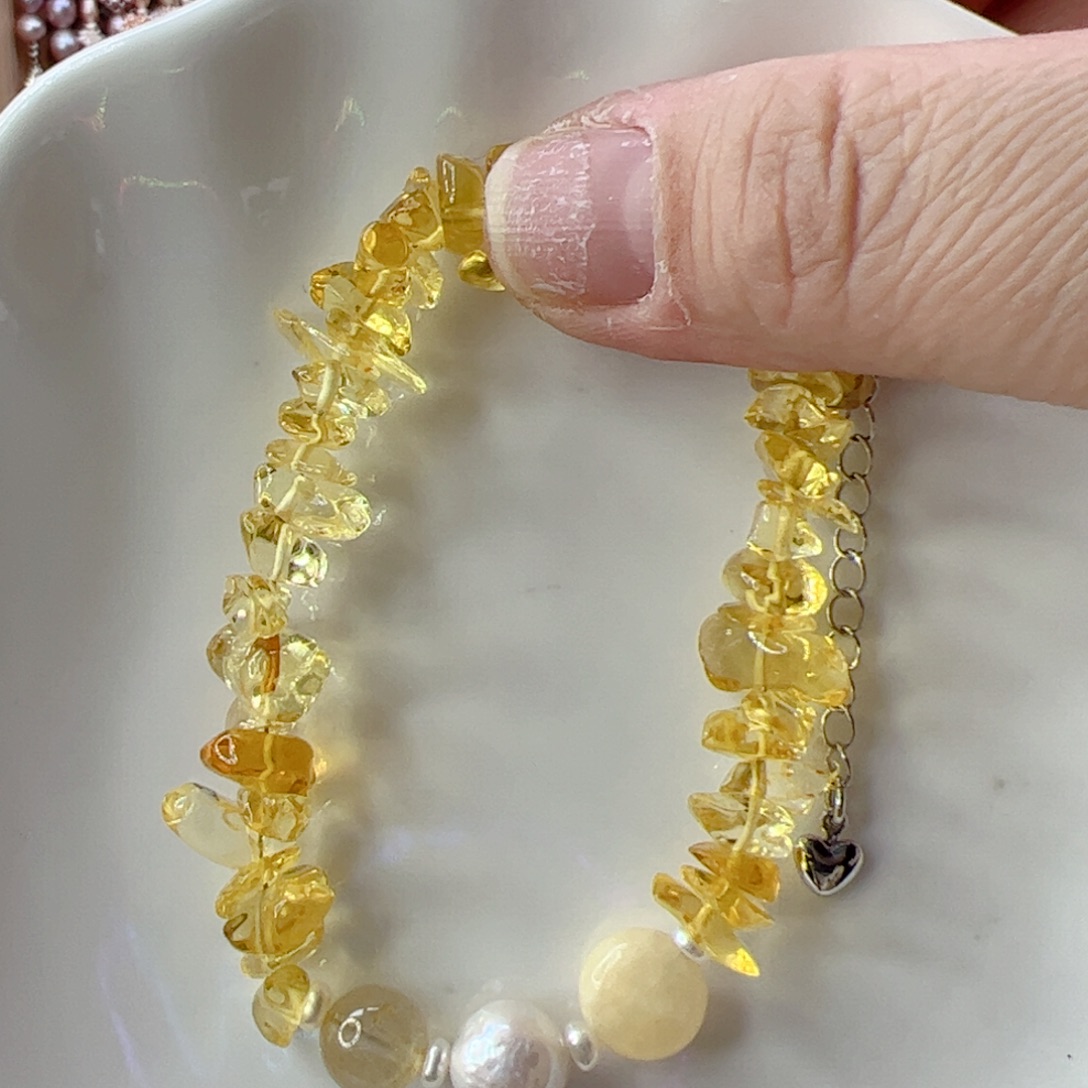 合金淡水珍珠手绳