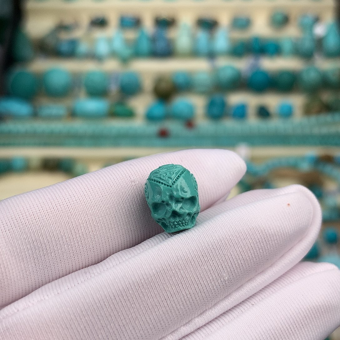 绿松石未镶嵌珠宝奇石