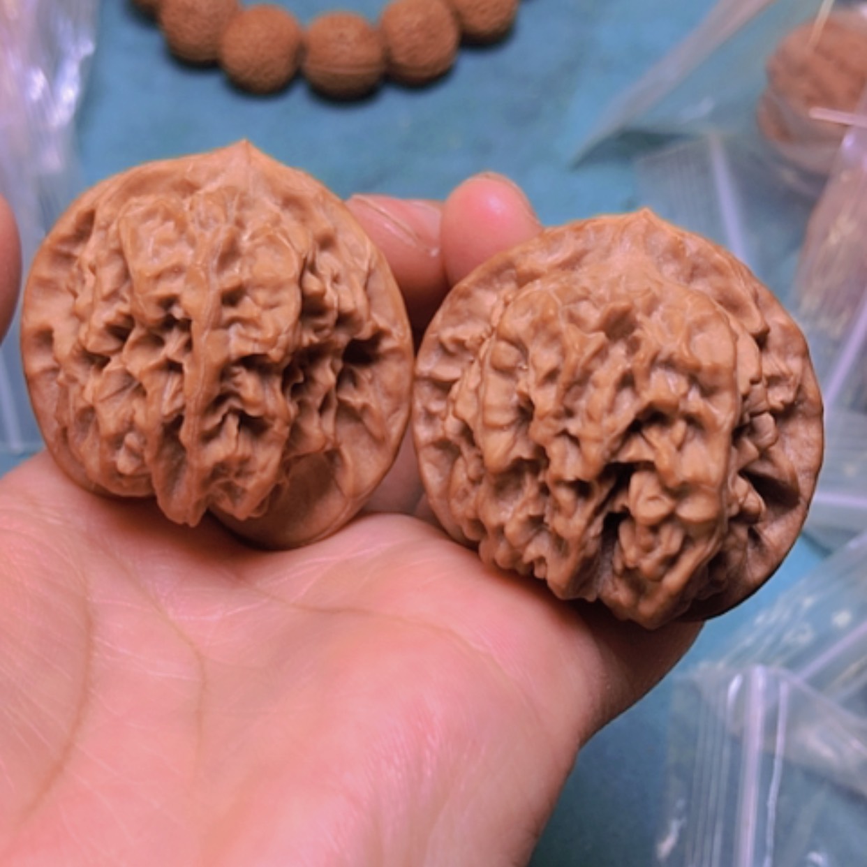 【闪购商品】核桃把件41刀子天残脚出油