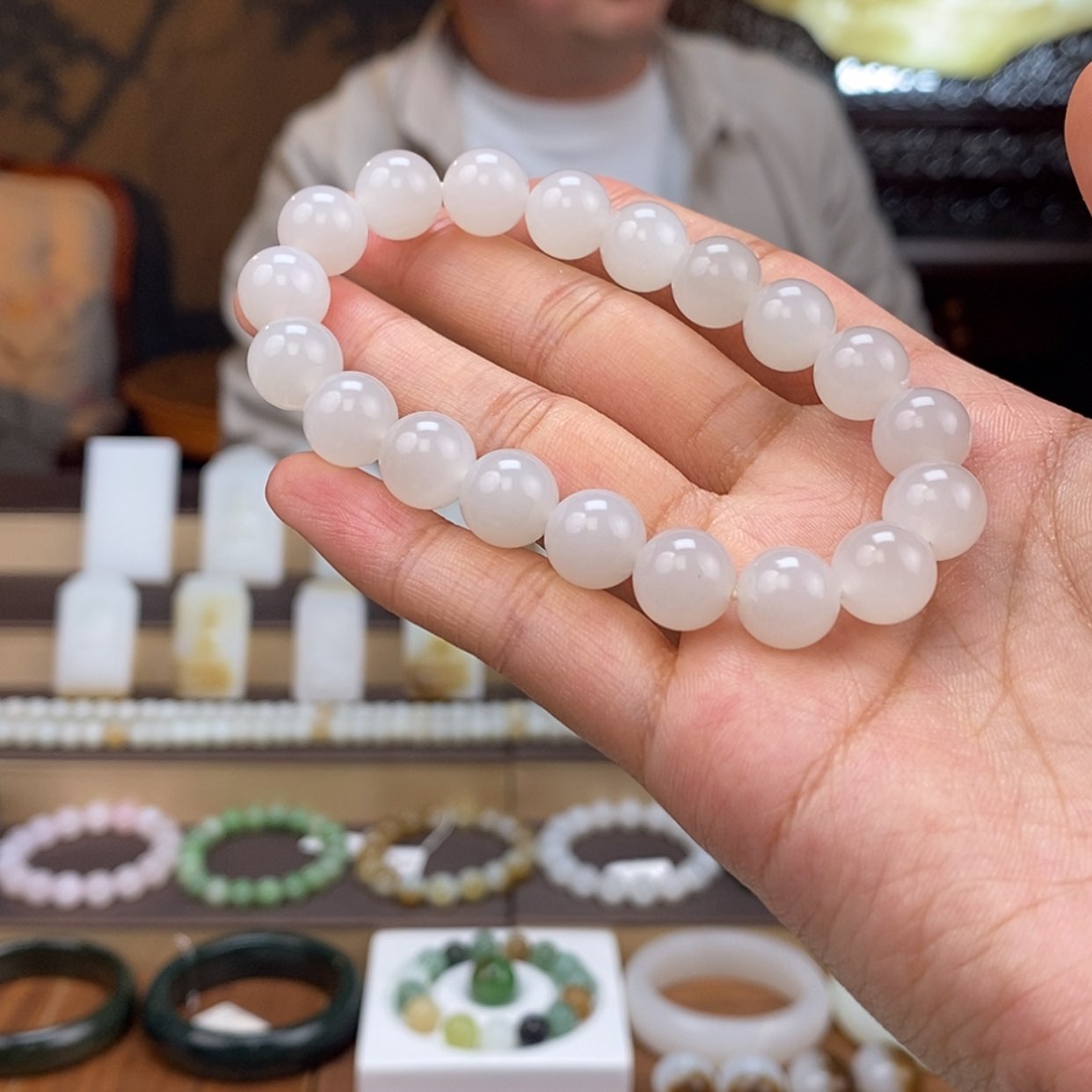 【闪购商品】和田玉手串未镶嵌