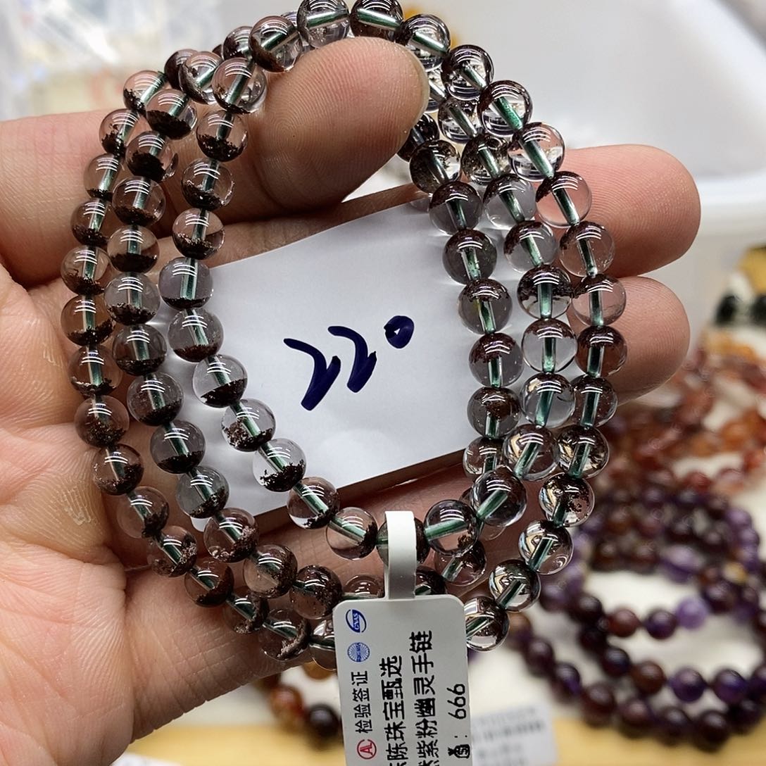 水晶手链未镶嵌天然