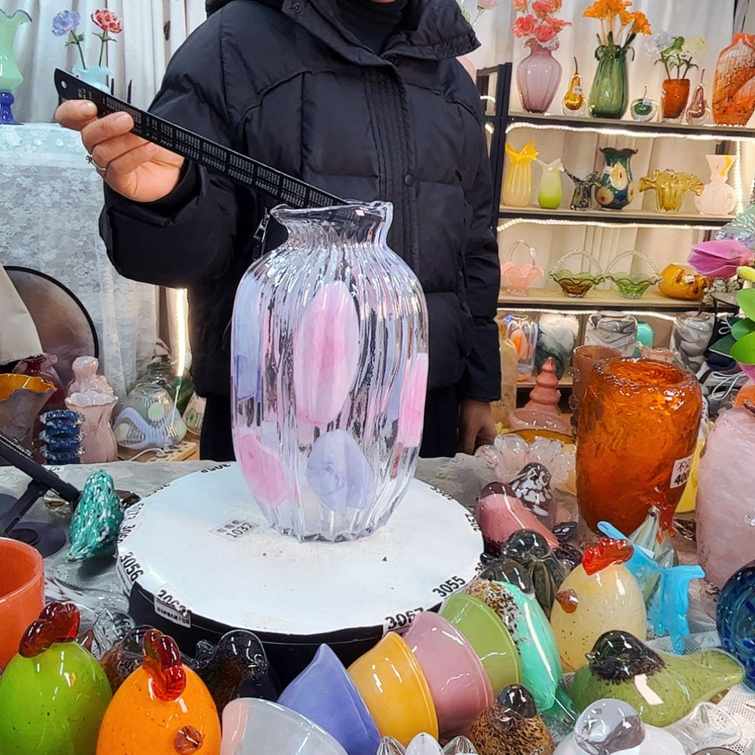 花瓶家悦美居琉璃摆件