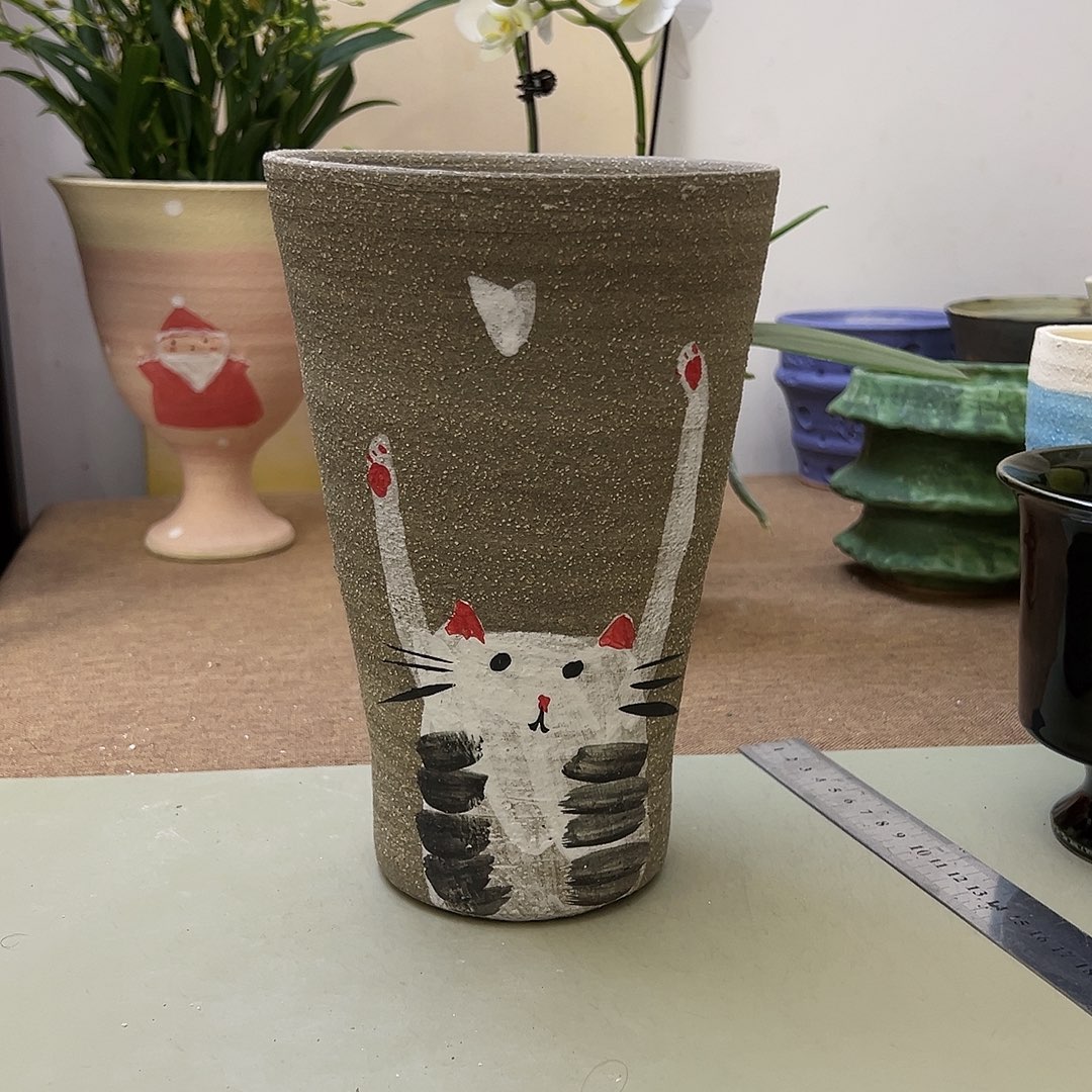 090景德镇陶瓷口13.5高22