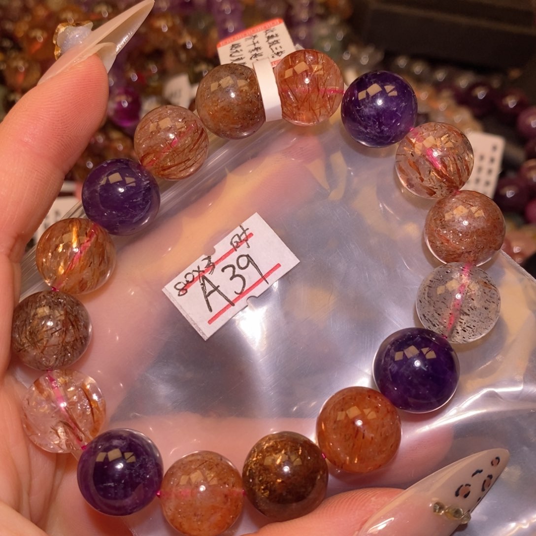 水晶手链未镶嵌时**琳5555555555555