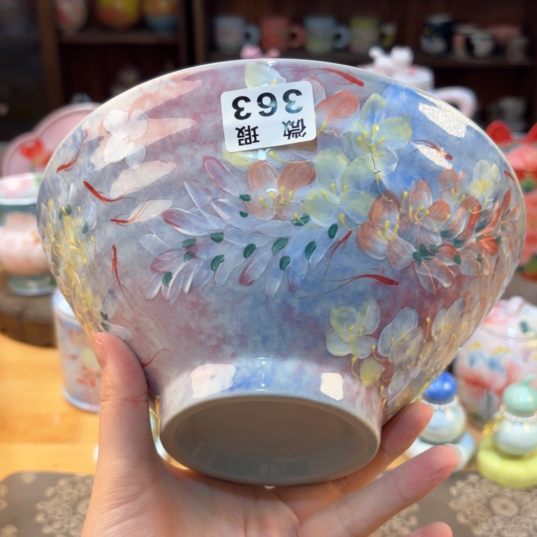 景德镇手绘高温釉下彩陶瓷茶具