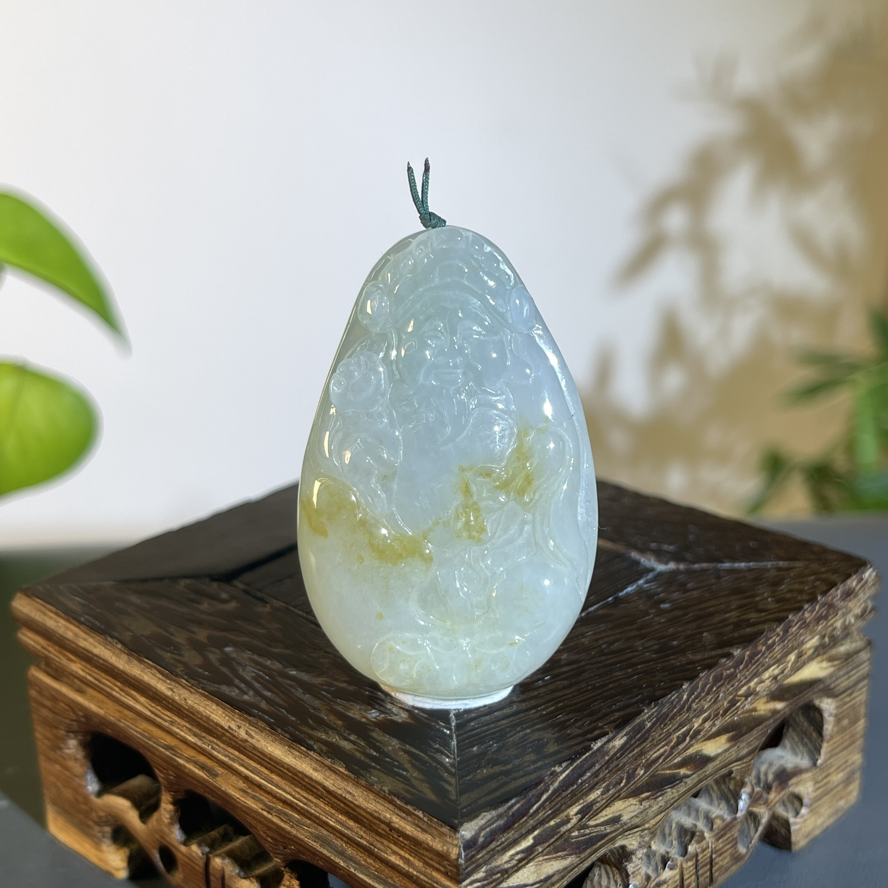 JTA26-48 天然缅甸A货翡翠  财神