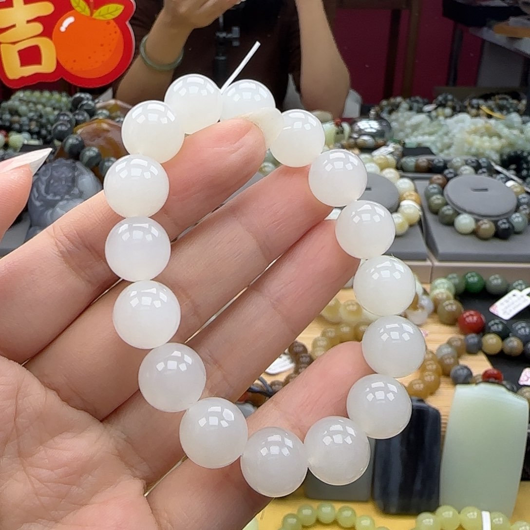 和田玉手链未镶嵌