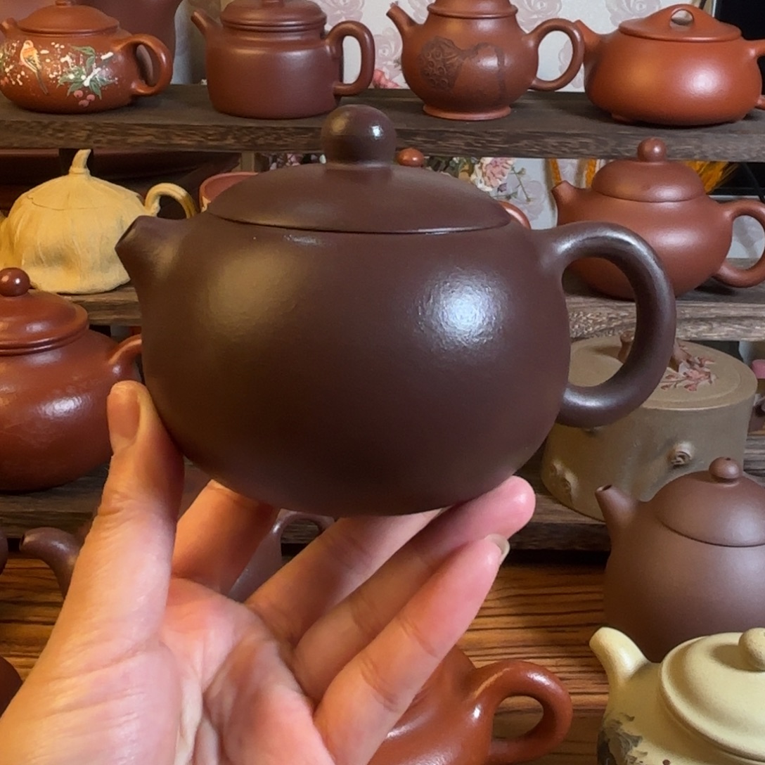茶壶紫砂半手工紫泥西施230cc