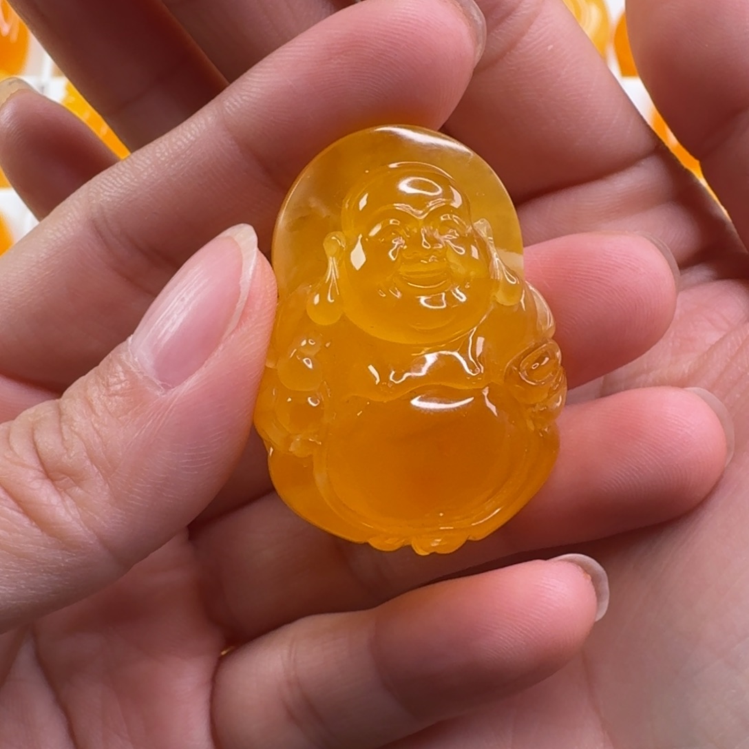 蜜蜡毛衣链未镶嵌