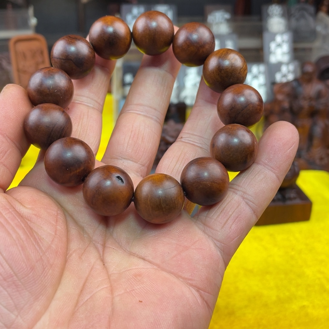 枣木雷击枣木雕刻珠子