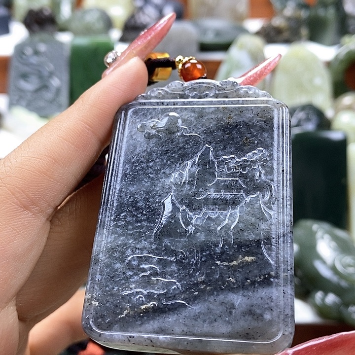 和田玉颈饰未镶嵌