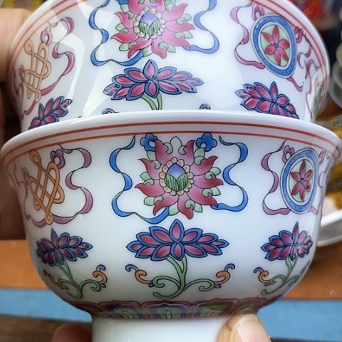 景德镇陶瓷藏式茶碗