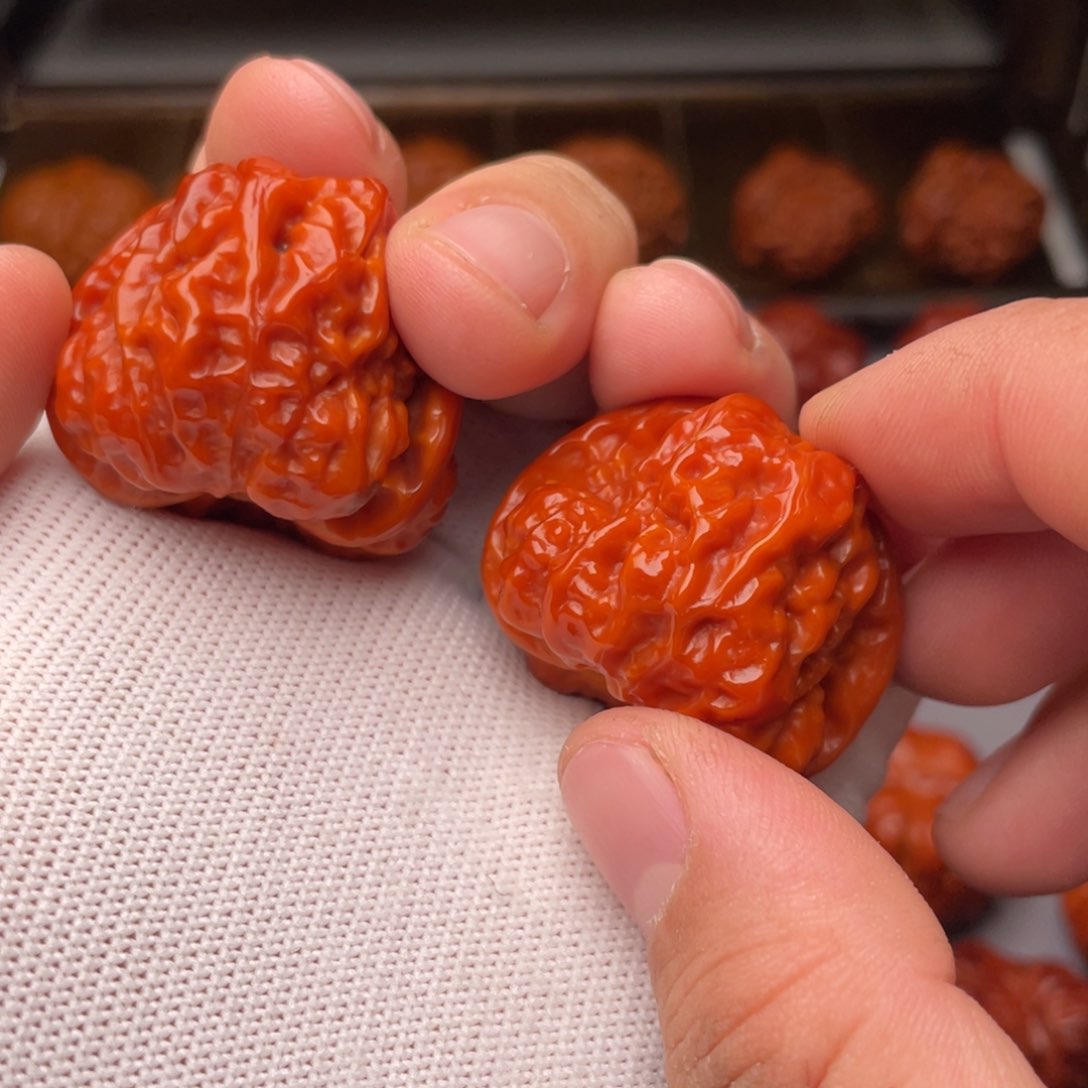 文玩核桃把件蛤蟆头36