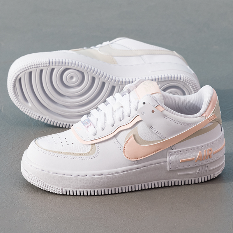 NIKE耐克AF1空军一号双钩女鞋马卡龙夏季运动休闲板鞋CI0919-121