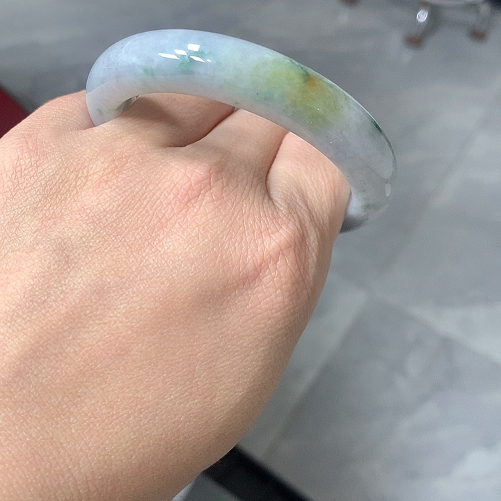 翡翠颈饰未镶嵌56.8圈