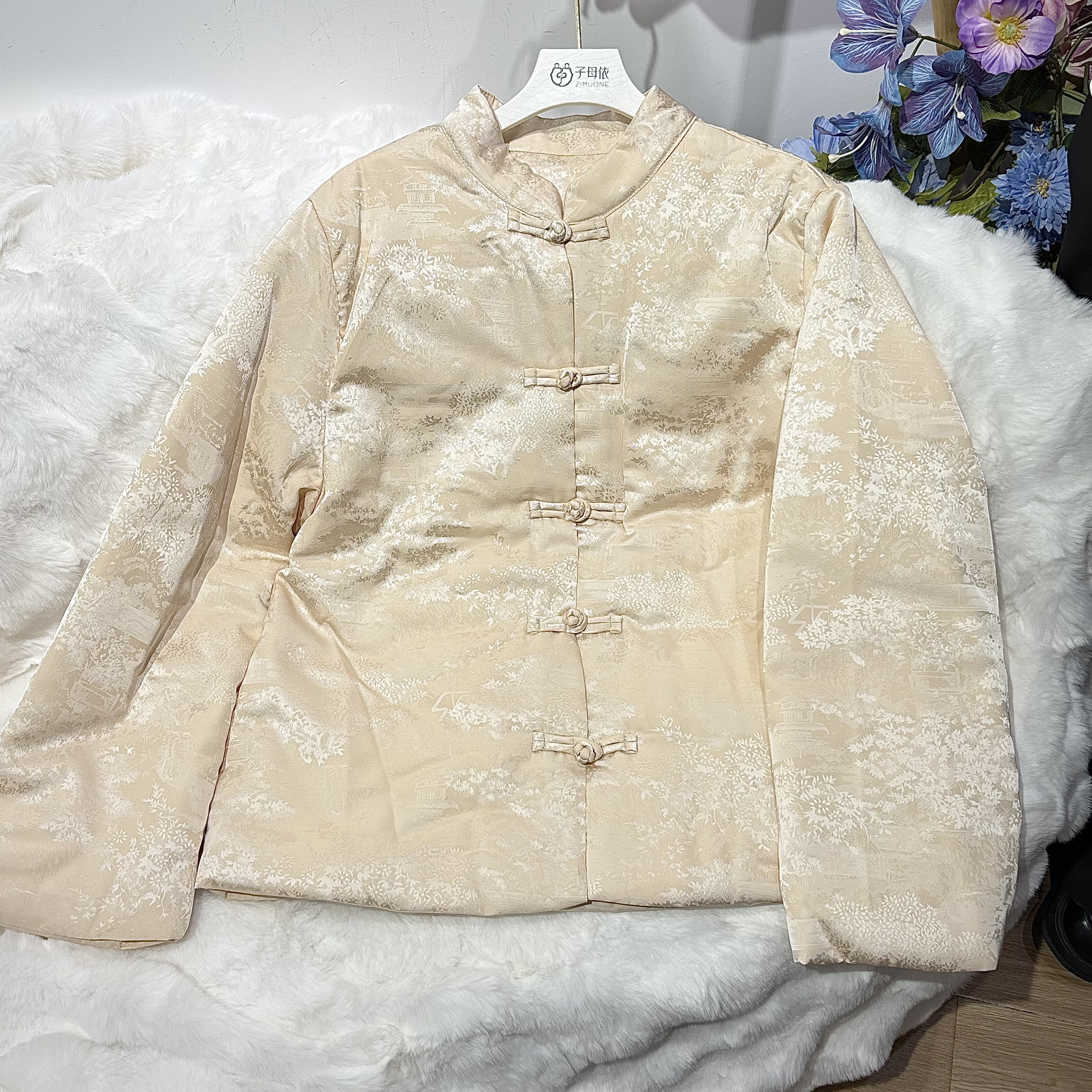 子母依新中式棉服25308QPFN816-2