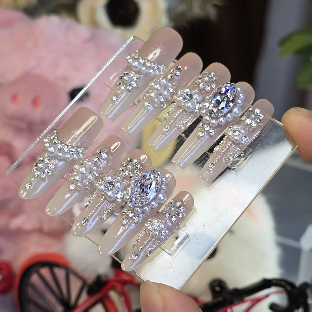 永恒丶(鸽子蛋)锆石丶霸榜某书评测丶手工穿戴甲