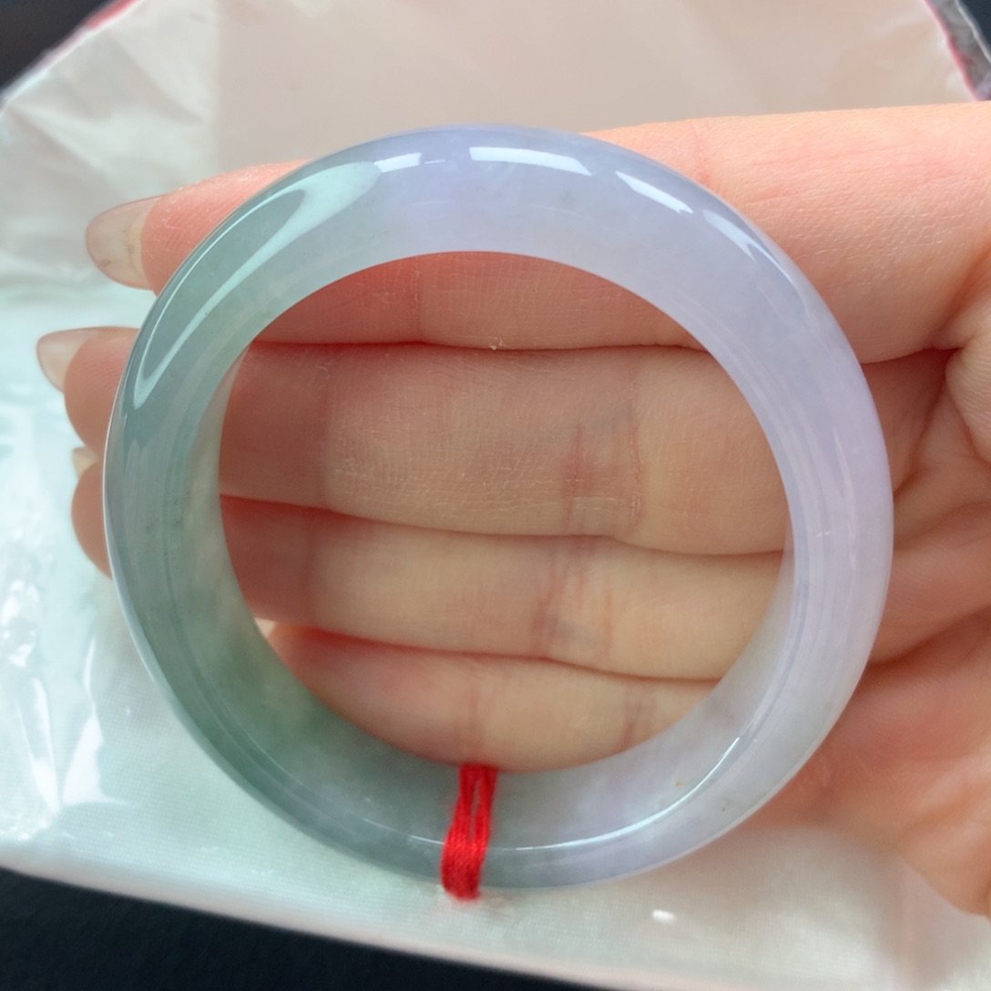 翡翠手镯未镶嵌(23号)贵妃，正圈戴48.49