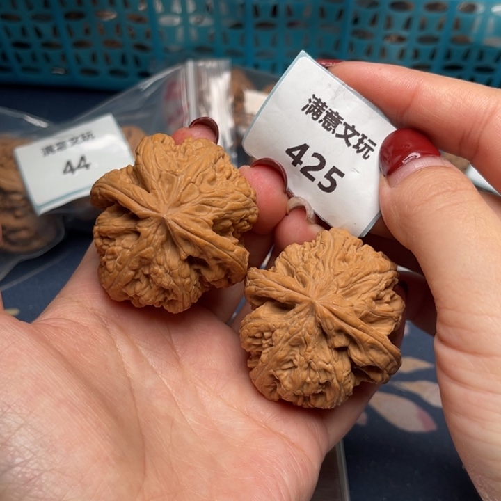 文玩核桃把件粗筋44.425