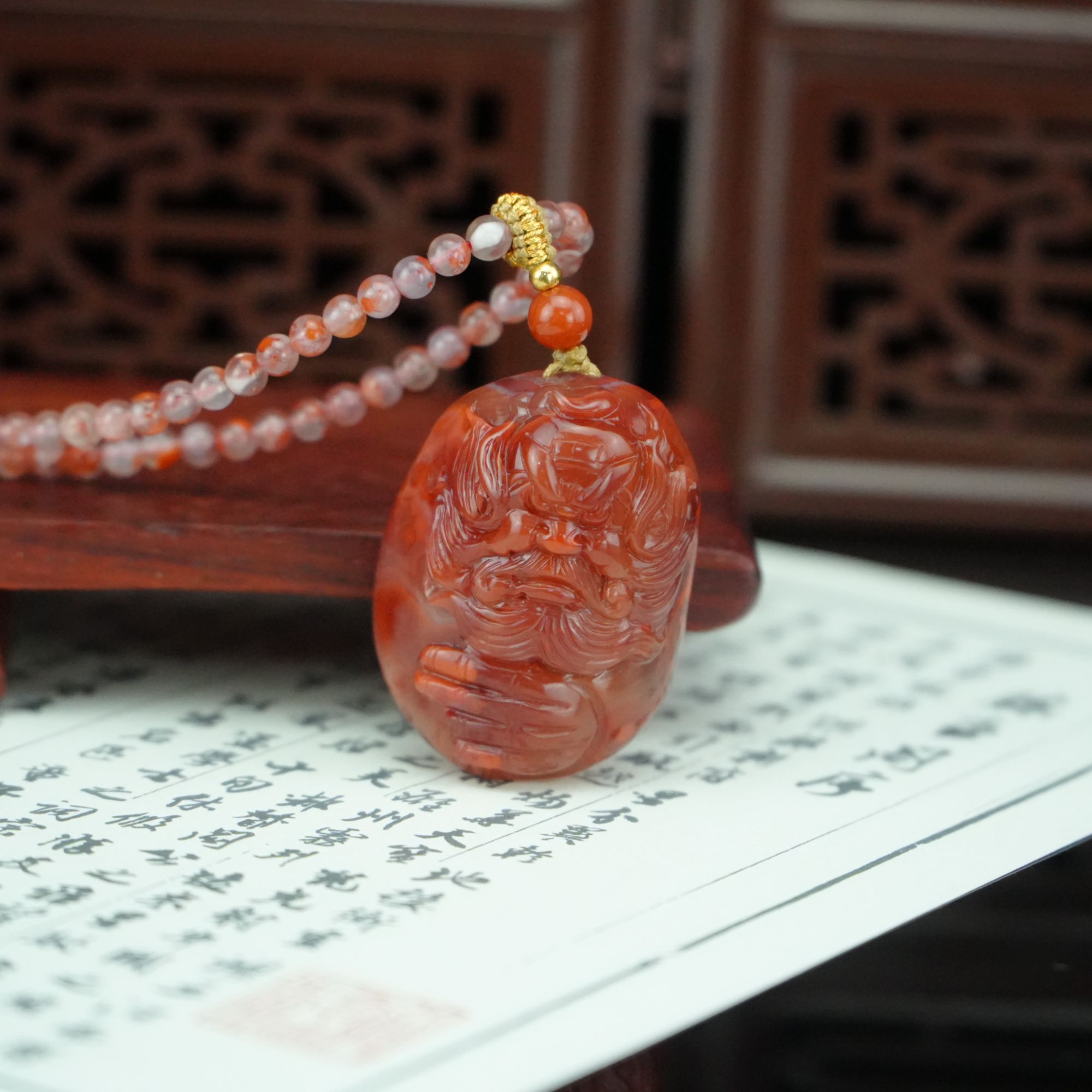 南红 钟馗/朵云轩 JZK8029HC 