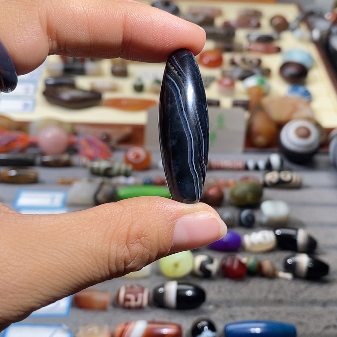 左***叶玛瑙/玉髓合金颈饰