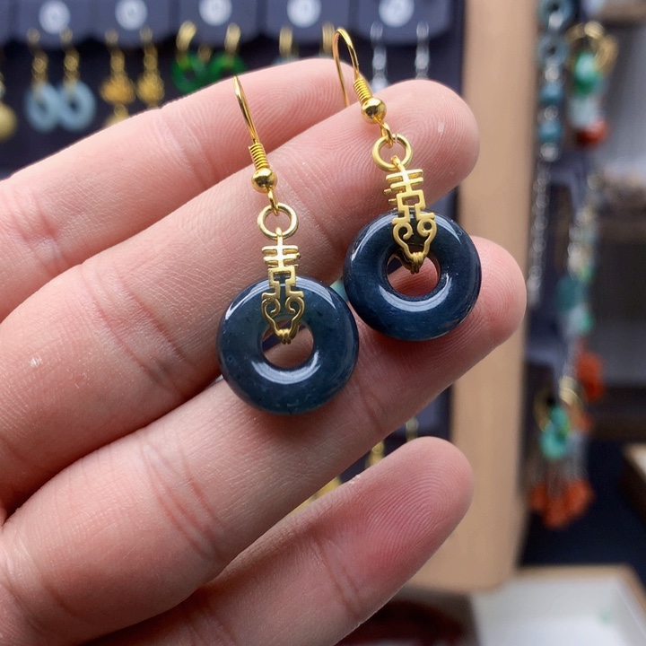 未镶嵌翡翠耳饰耳饰