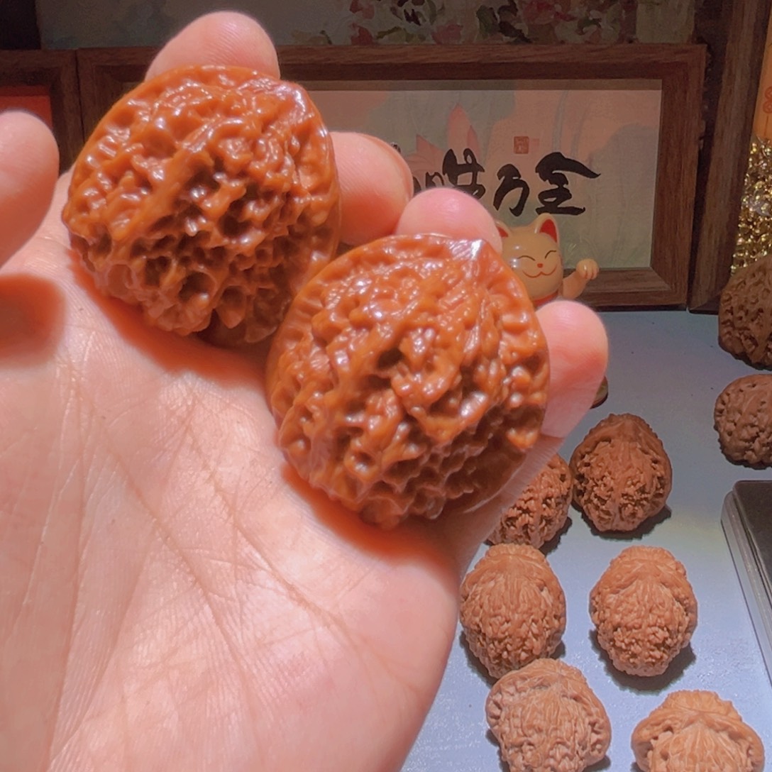 瑞麟文玩核桃山地无名野核荔枝纹